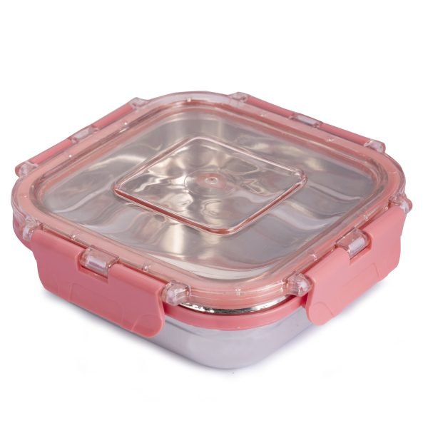 GIVOX FOOD STUFF SMALL STAINLESS STEELS AIRTIGHT LEAKPROOF GLASS LUNCH BOX | DURABLE & PORTABLE LUNCH BOX | FOR SCHOOL & OFFICE TIFFIN BOX
